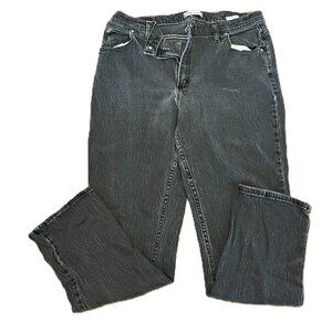 Riders Women’s Black Relaxed Fit Jeans Size 18M Cotton Blend